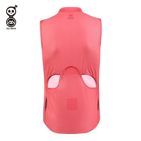 SKULL MONTON Cycling Vest Tuesday Pink - XL