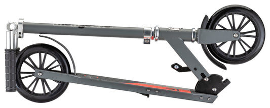 Mongoose trace 180 folding scooter - grey/red