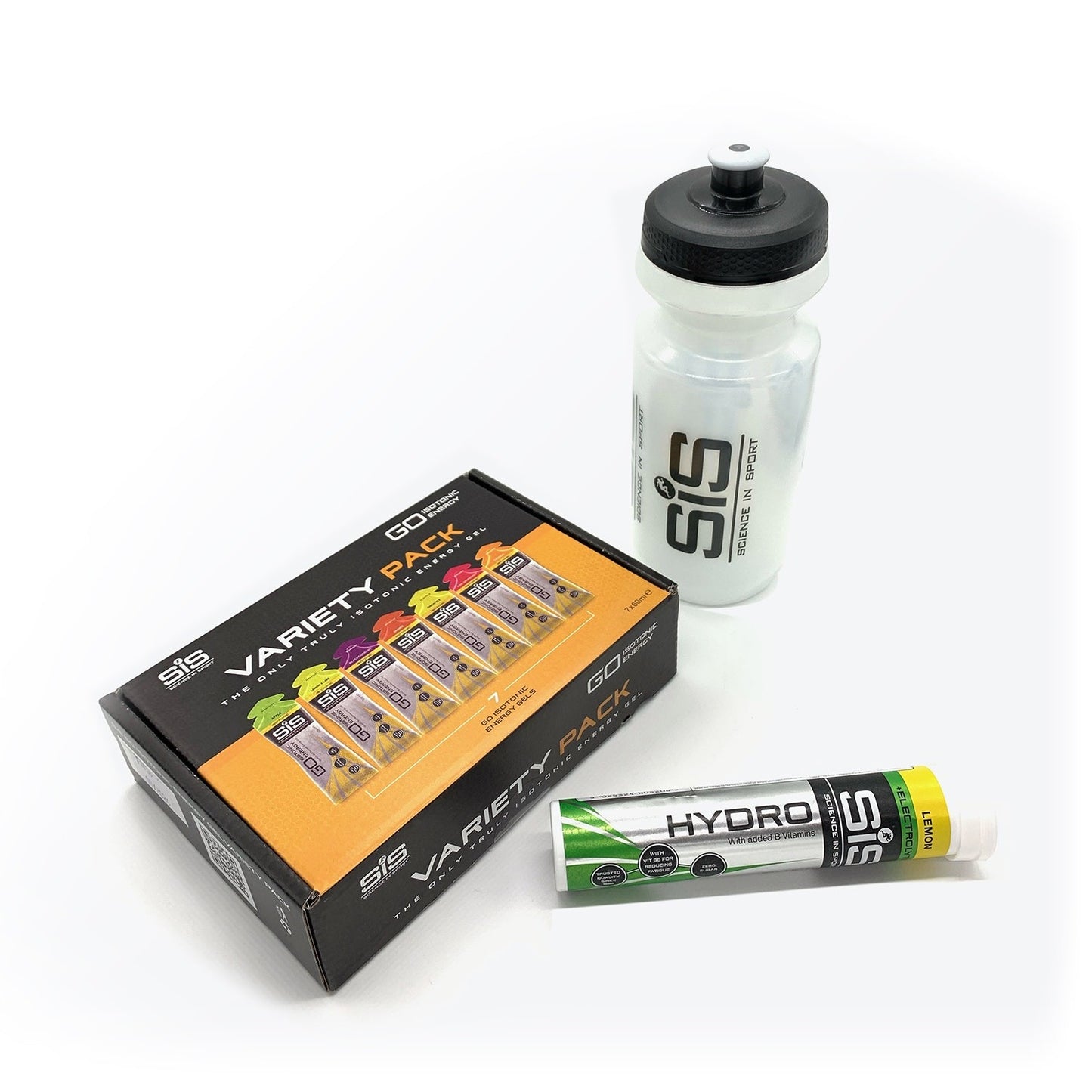 Sis bundle - hydro plus variety gels, bottle & bag