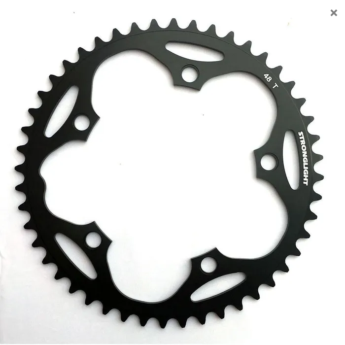 ROAD CHAINRING, STANDARD TYPE S - 5083 BLACK, 9/10 speed, 130 BCD Outer. 39T, 5 arms (Copy)