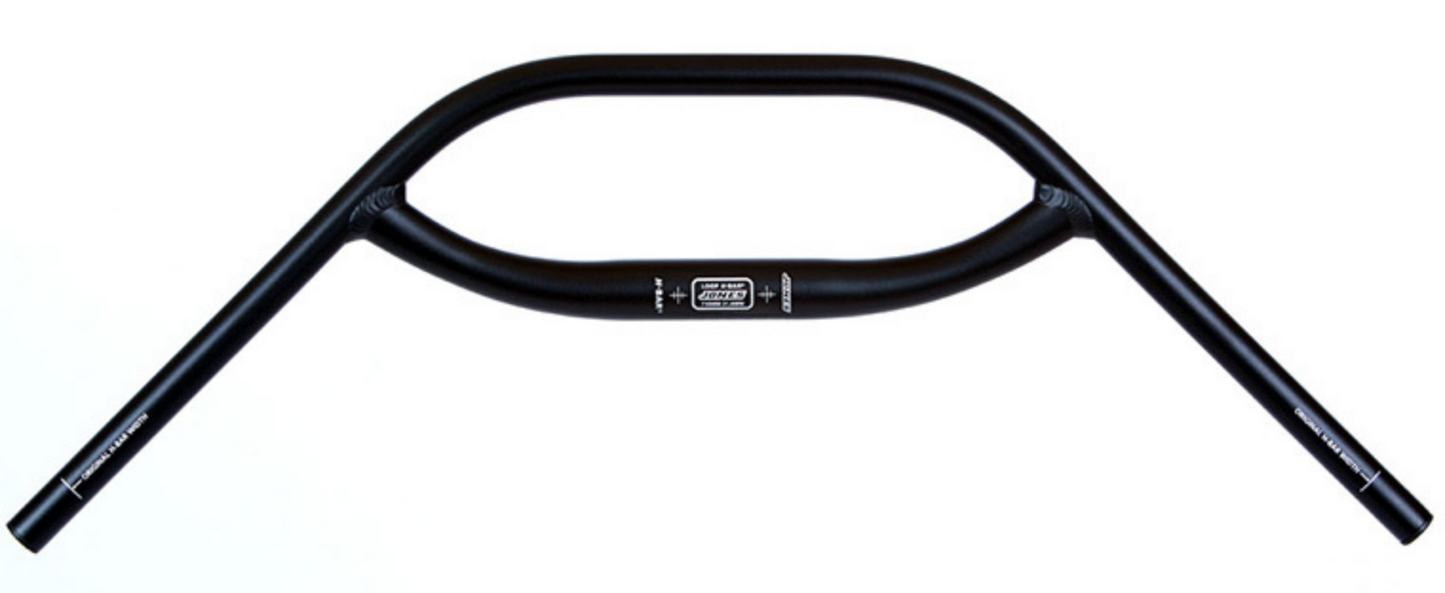 Handlebar H-Bar Loop Butted Alloy 710mm Black