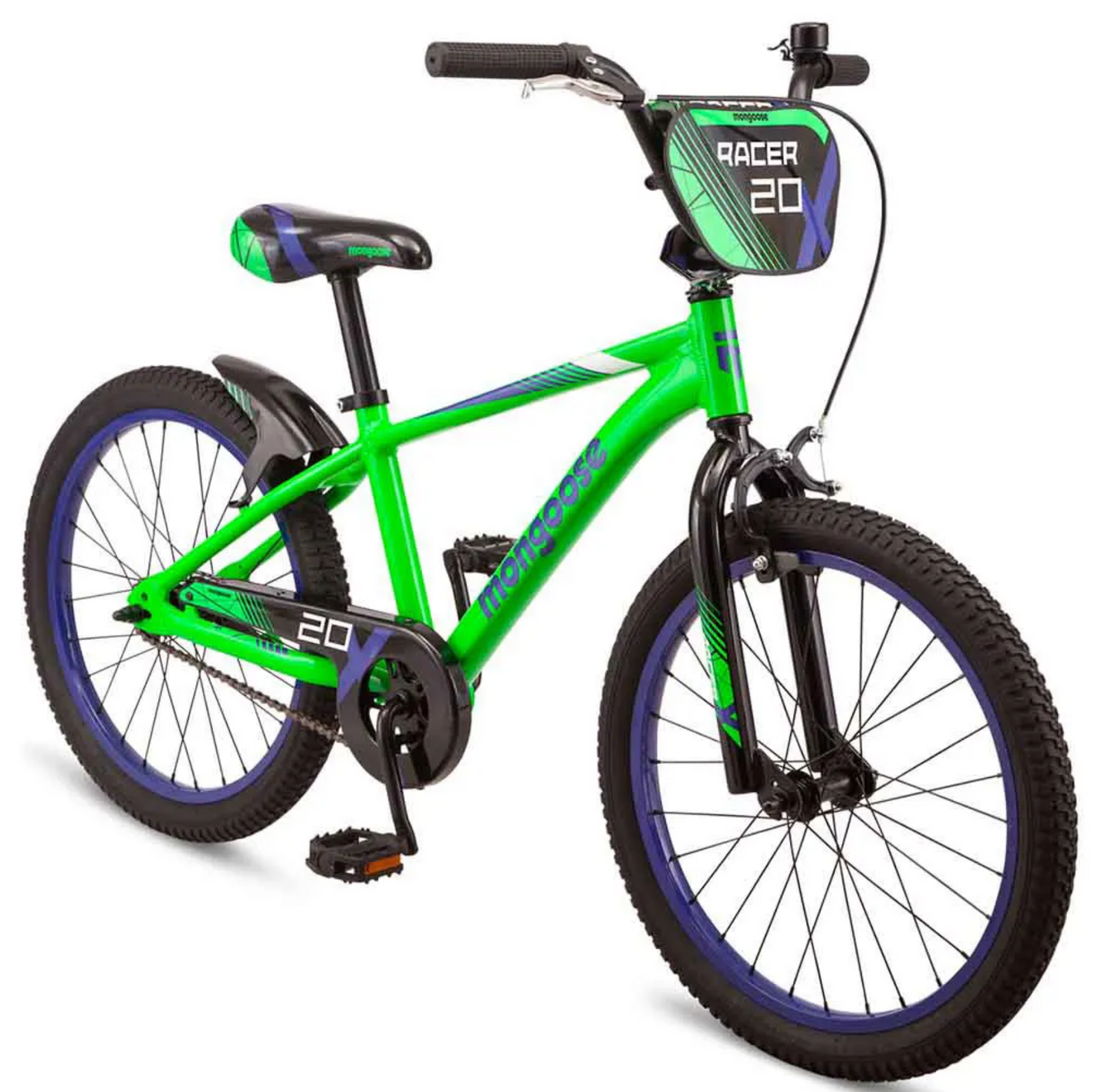 Mongoose Racer X 20" Kids Bike Green