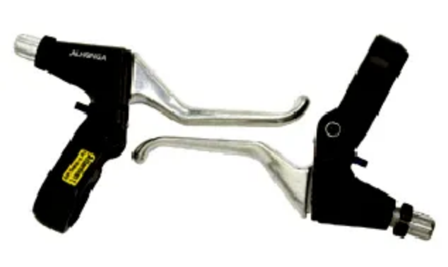 BRAKE LEVER - Alhonga V-Brake Lever, 3 Finger Type, Alloy, Suitable For Grip Shifter (Sold In Pairs)