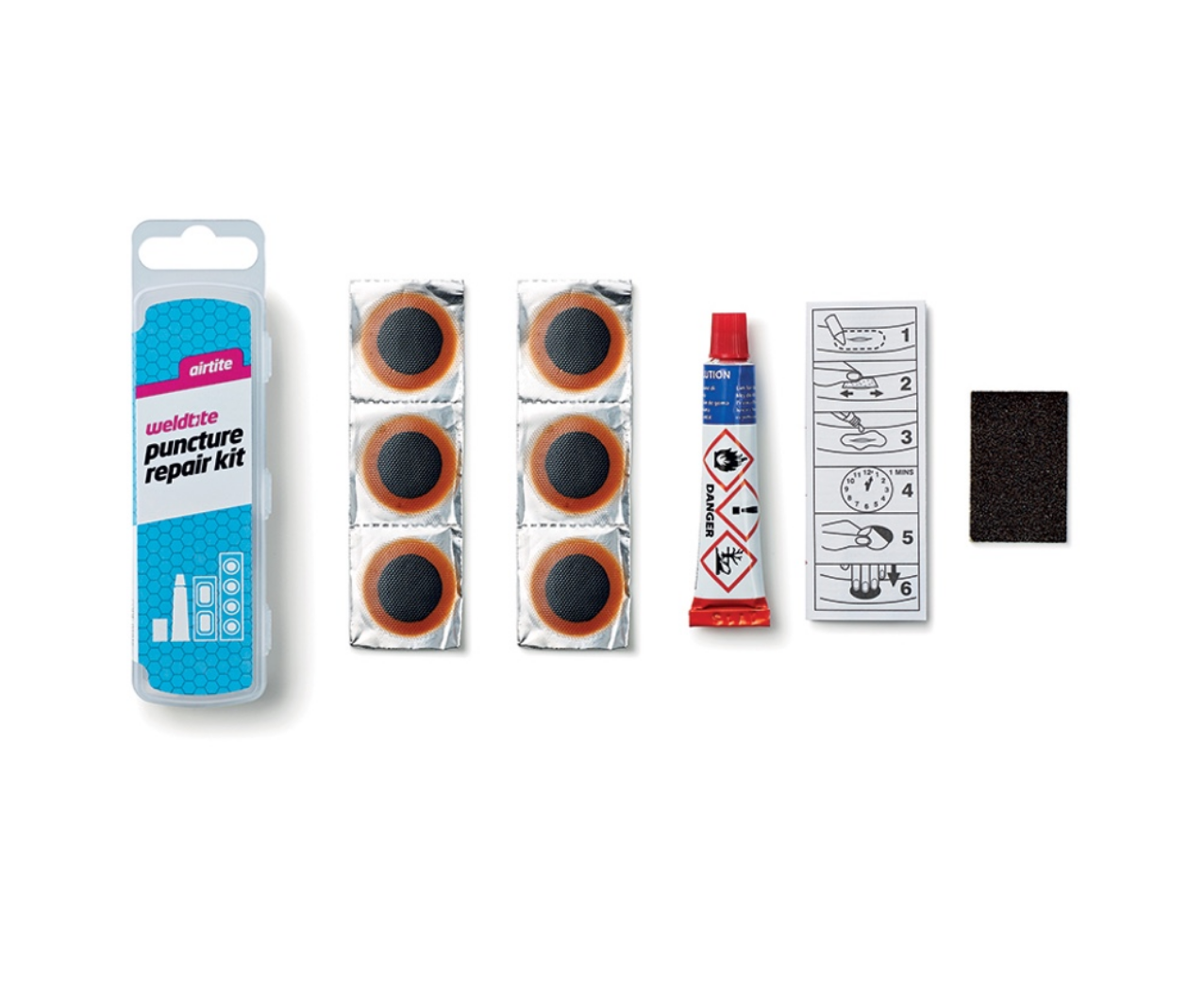 Weldtite Airtite Standard Puncture Repair Kit