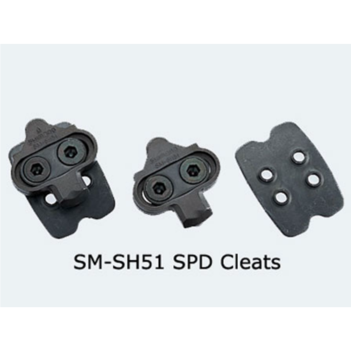 SM-SH51 SPD cleat set single-release w/new cleat nut