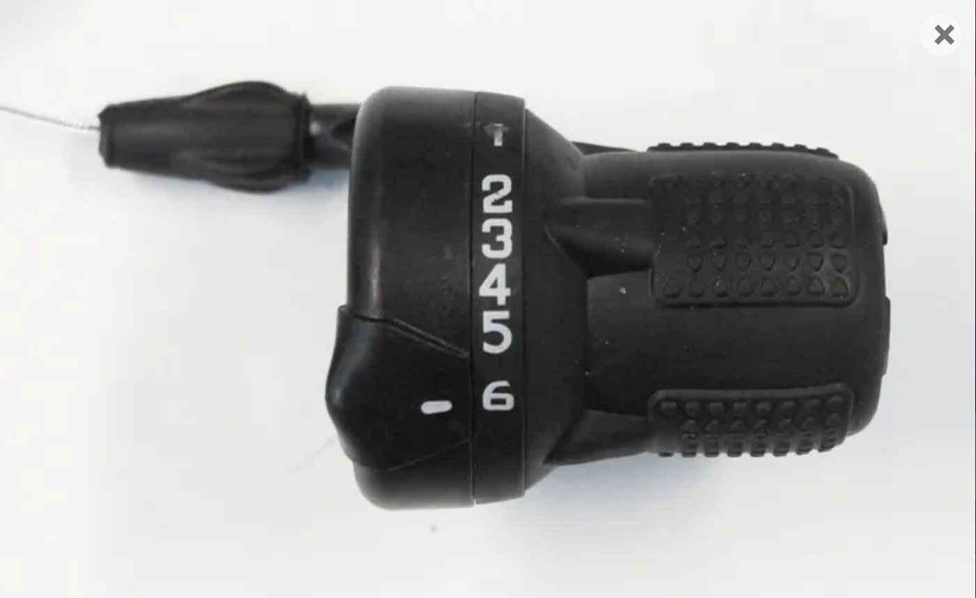 SHIFTER - 6 Speed Grip Shifter, Indexed