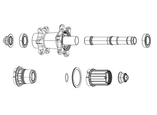 FREEHUB KIT 188 11S SRAM