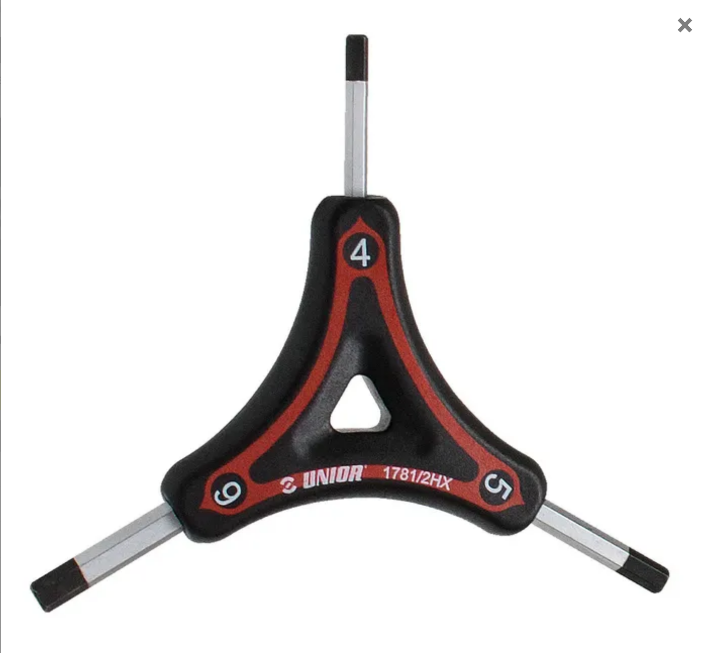 Unior Three size Hex Key 4 x 5 x 6mm 624909 Professional Bicycle tool, quality guaranteed