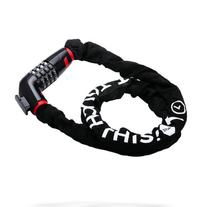 BBL-49 CODELINK 5MM X 1000MM STEELCHAIN COMBO LOCK REFLECTIVE