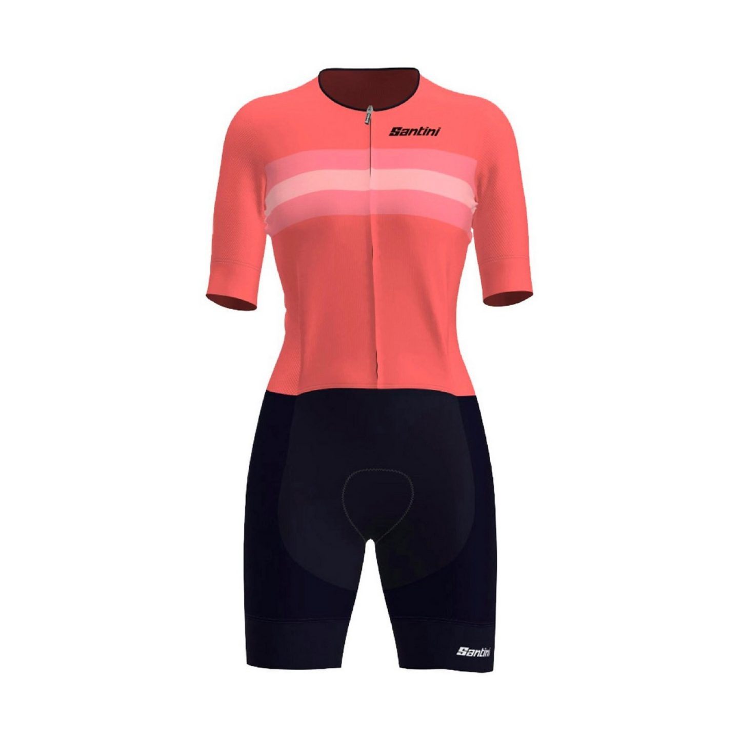 LEAF 24 SHORT SLEEVE WOMENS TRISUIT IMG - coral - small