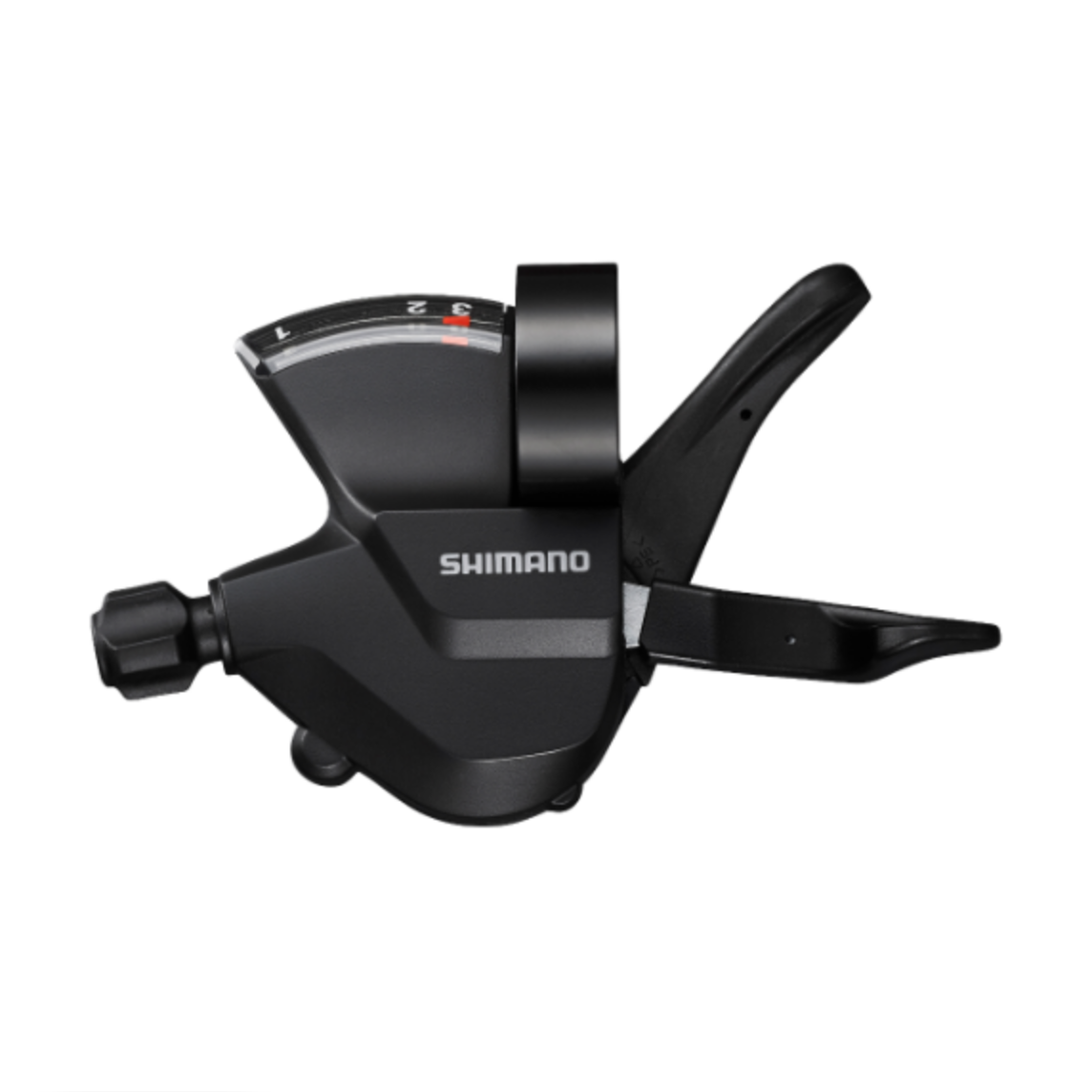 SHIMANO Shifter SL-M315-L 3-speed RAPIDFIRE PLUS Clamp band With optical gear display