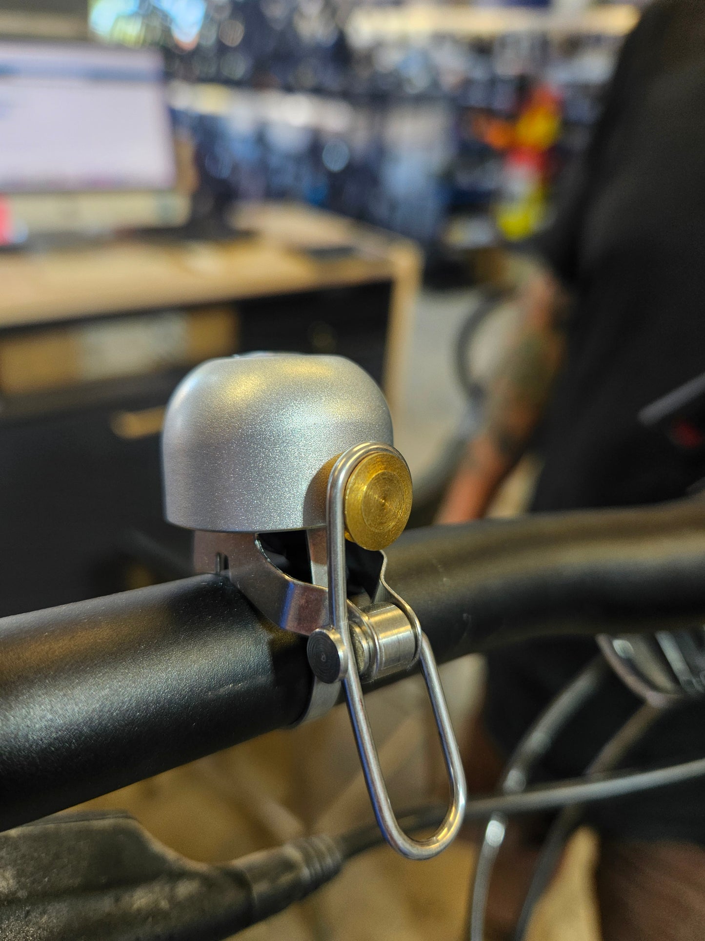 Stainless Steel Handlebar Bell - Loud - assorted colours