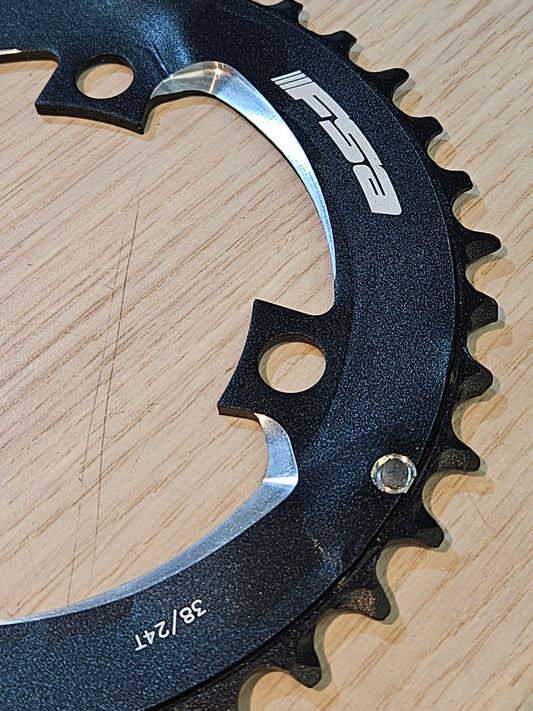 FSA Chainring, V-Drive/Comet MTB, 38T, 4 x 96mm BCD, M-11, Black (WB387)