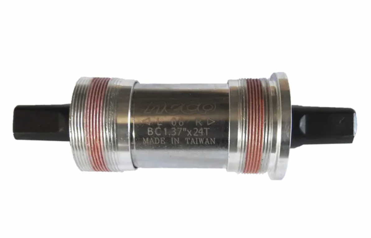 Neco BOTTOM BRACKET CARTRIDGE - For 73mm Shell, ALLOY CUPS, 118mm Axle, Sealed Bearing, Waterproof Seal, Threaded