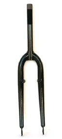 FORK 26 STEEL MTB, w/pivot, Threaded, OD 1 1/8'', i.d.25.4 , stem 230mm 100mm Thread