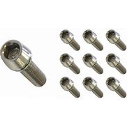STEM BOLT M5, 20mm, Allen Key Type, Stainless Steel Each