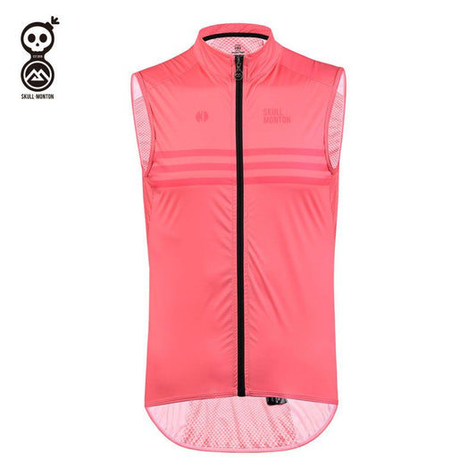 SKULL MONTON Cycling Vest Tuesday Pink - XL