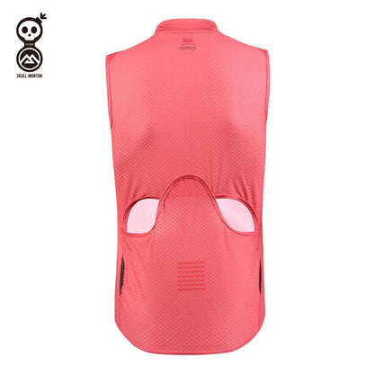 SKULL MONTON Cycling Vest Tuesday Pink - XL