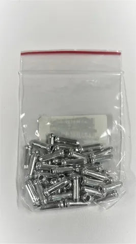 CABLE END - Inner Wire End Cap, 1.2mm-1.8mm Dia, SILVER