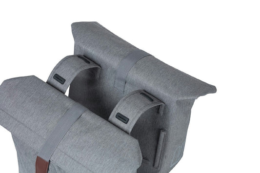 Basil city double bag - 28-32l - grey melee