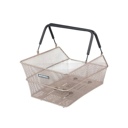 BASIL CENTO MIK 2.0 REAR BASKET - NUDE METALLIC