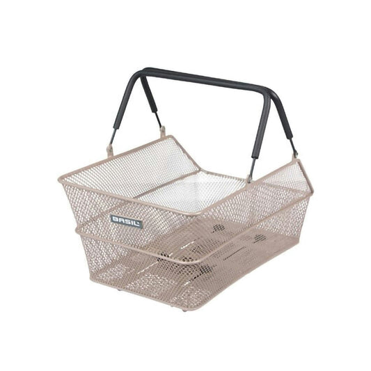 BASIL CENTO MIK 2.0 REAR BASKET - NUDE METALLIC