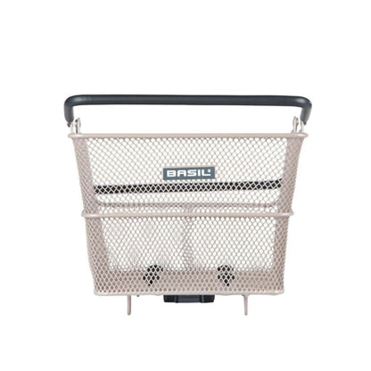 BASIL CENTO MIK 2.0 REAR BASKET - NUDE METALLIC