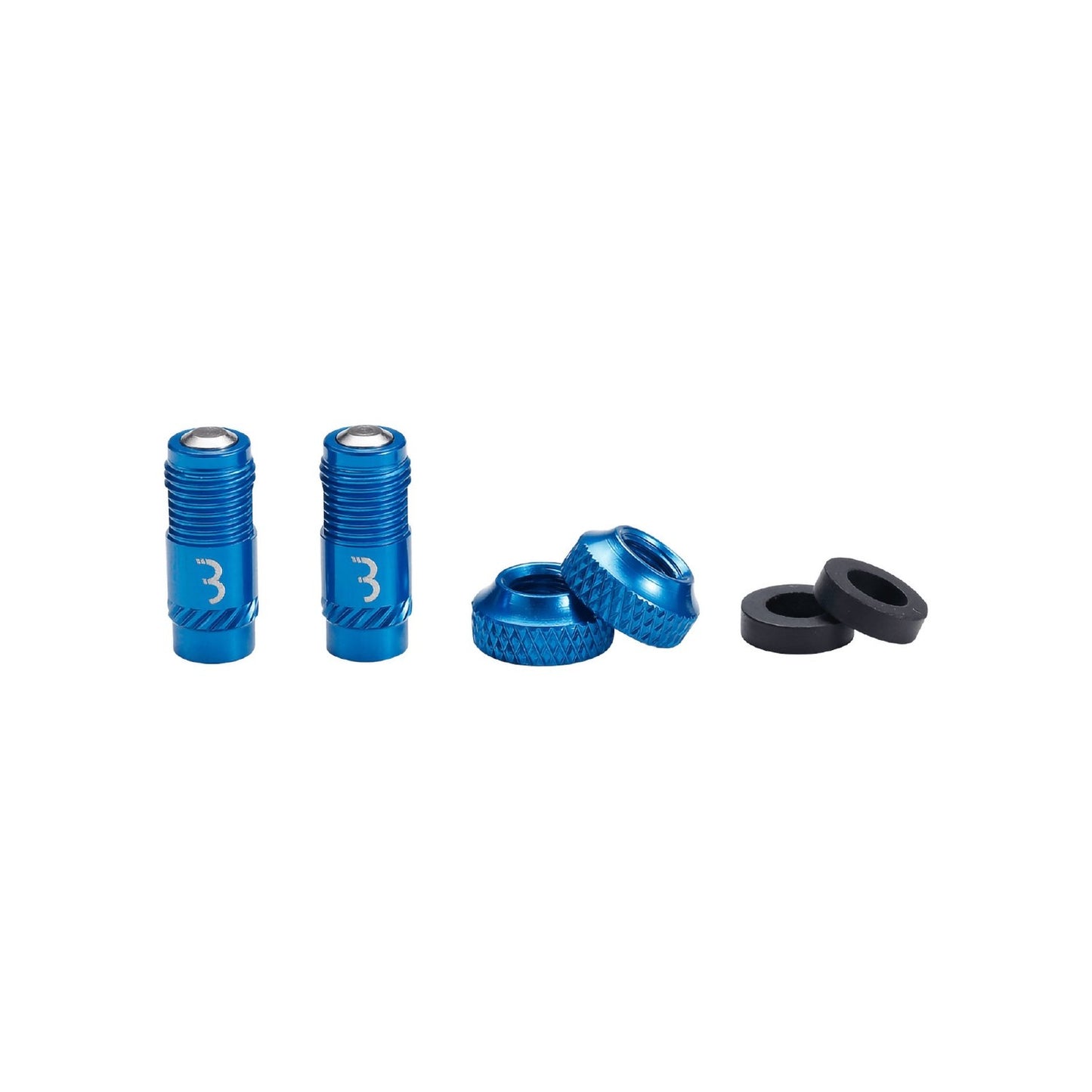 VALVE CAPS CORECAP 2PC/PR BLACK