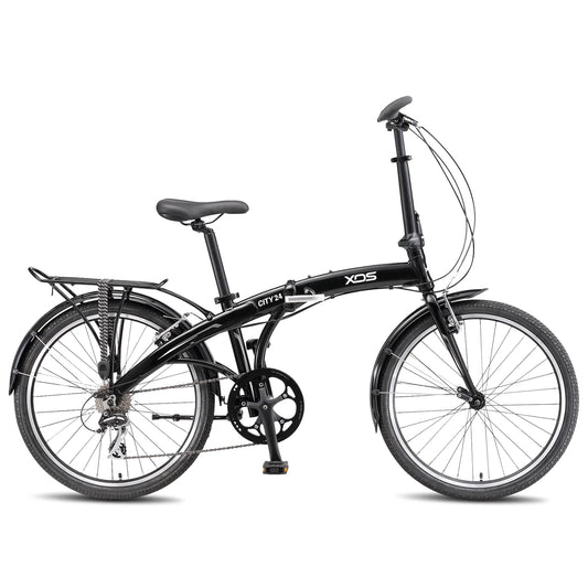 XDS City 24" Black Folding Bike