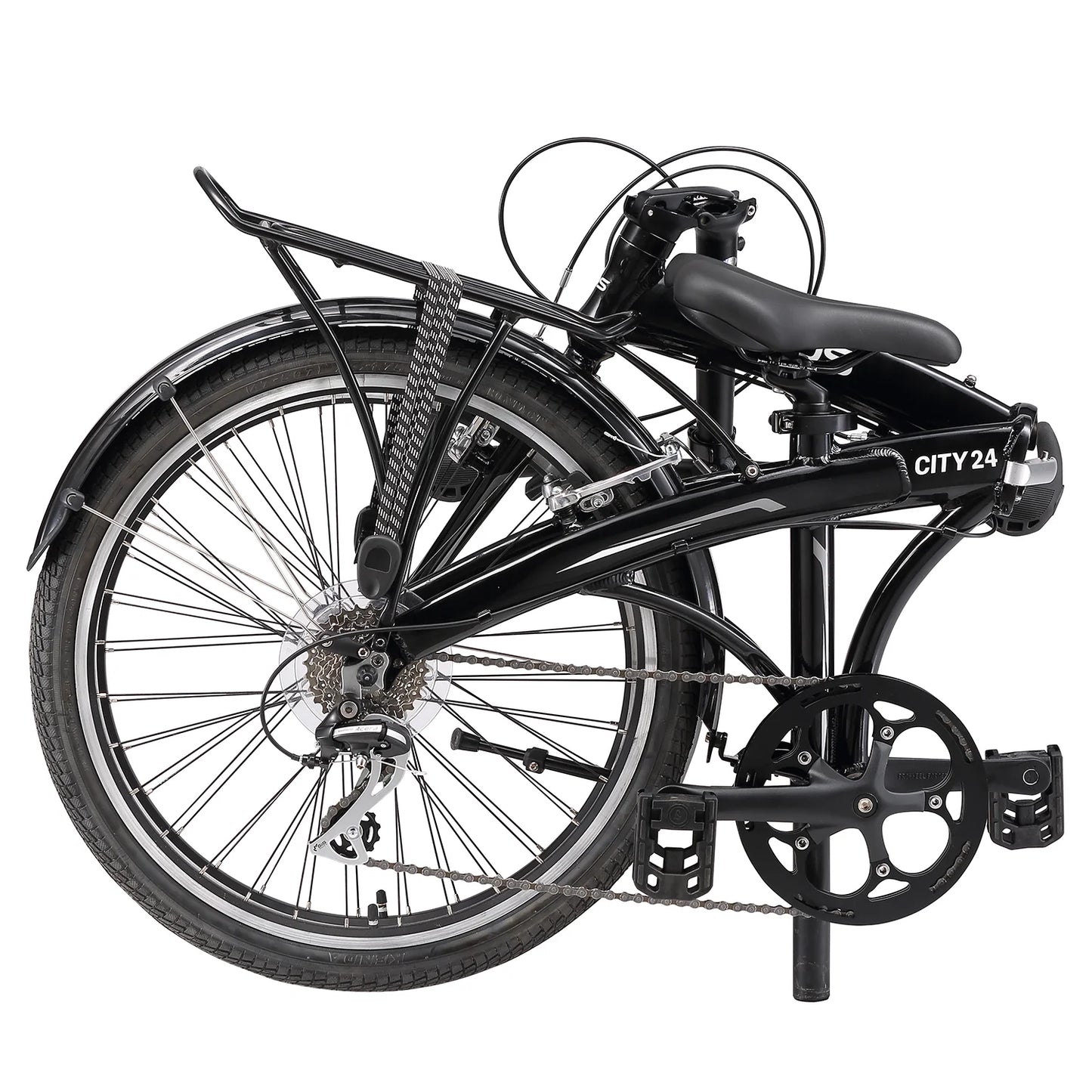 XDS City 24" Black Folding Bike