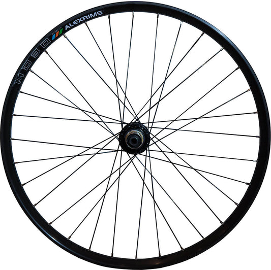 WHEEL - 29er Alex ATD-500 32H P/j Black Rim, 8/11 SPEED Q/R (135mm OLD) 6 Bolt Disc Sealed Novatec