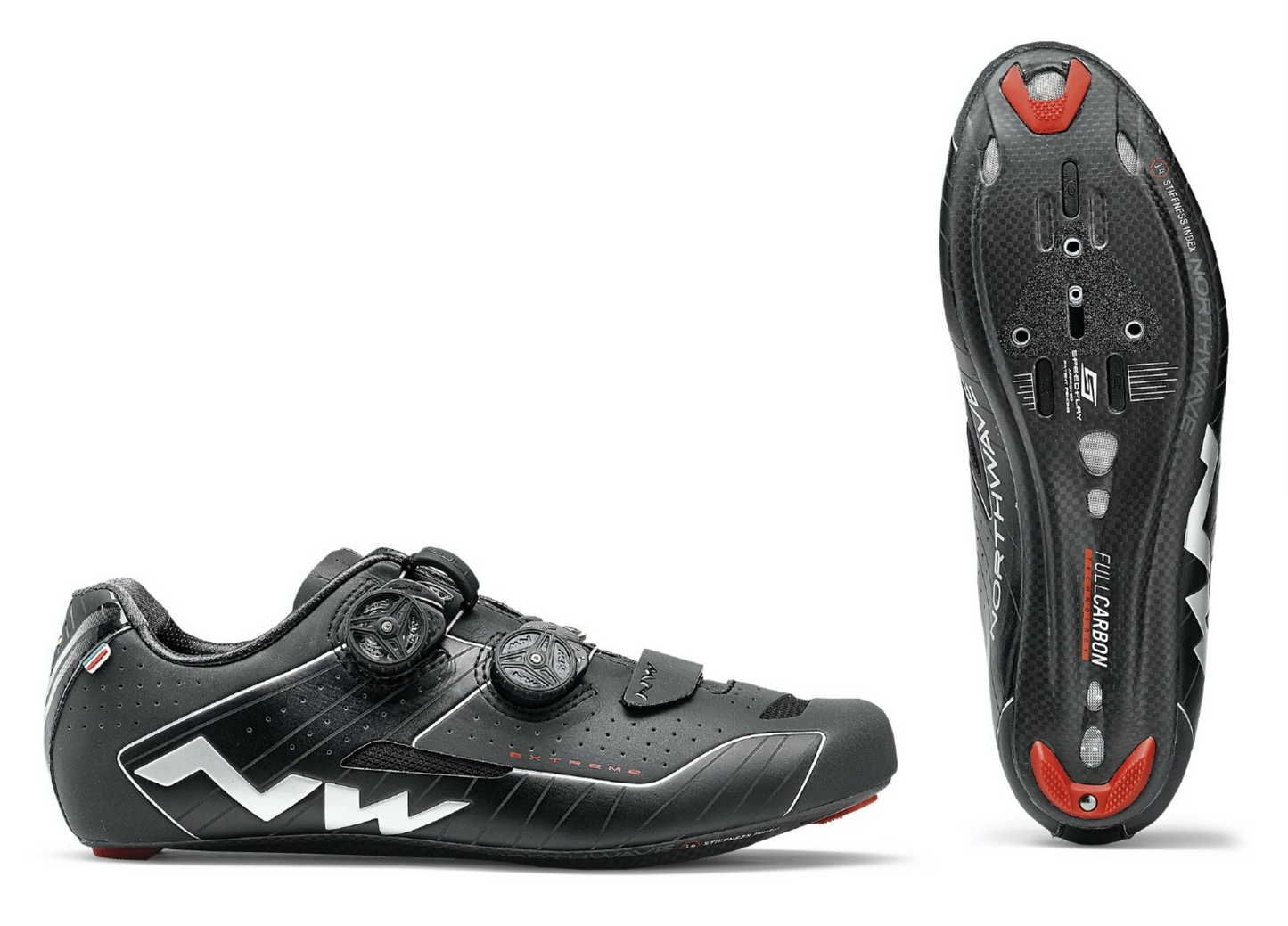 NORTHWAVE EXTREME - REFLECTIVE BLACK 46