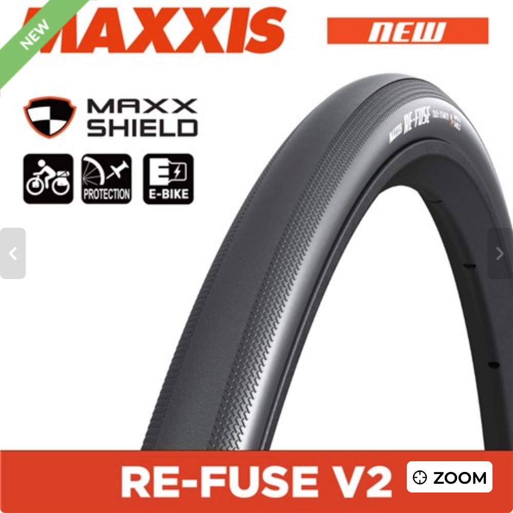MAXXIS Refuse V2- 700 X 28 Folding - 60TPI MaxxShield - Black