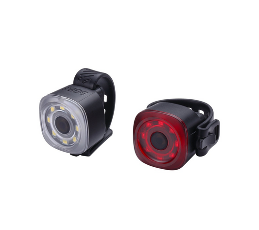 BBB Minilight comboset spirit f+r black w/rail bracket