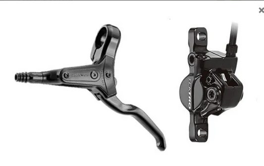 Hydraulic disc brake kit, TEKTRO, HD-M285R rear Lefthand, alloy caliper & lever,PRE BLED 1900mm hose ; black, w/o rotor, Post Mount