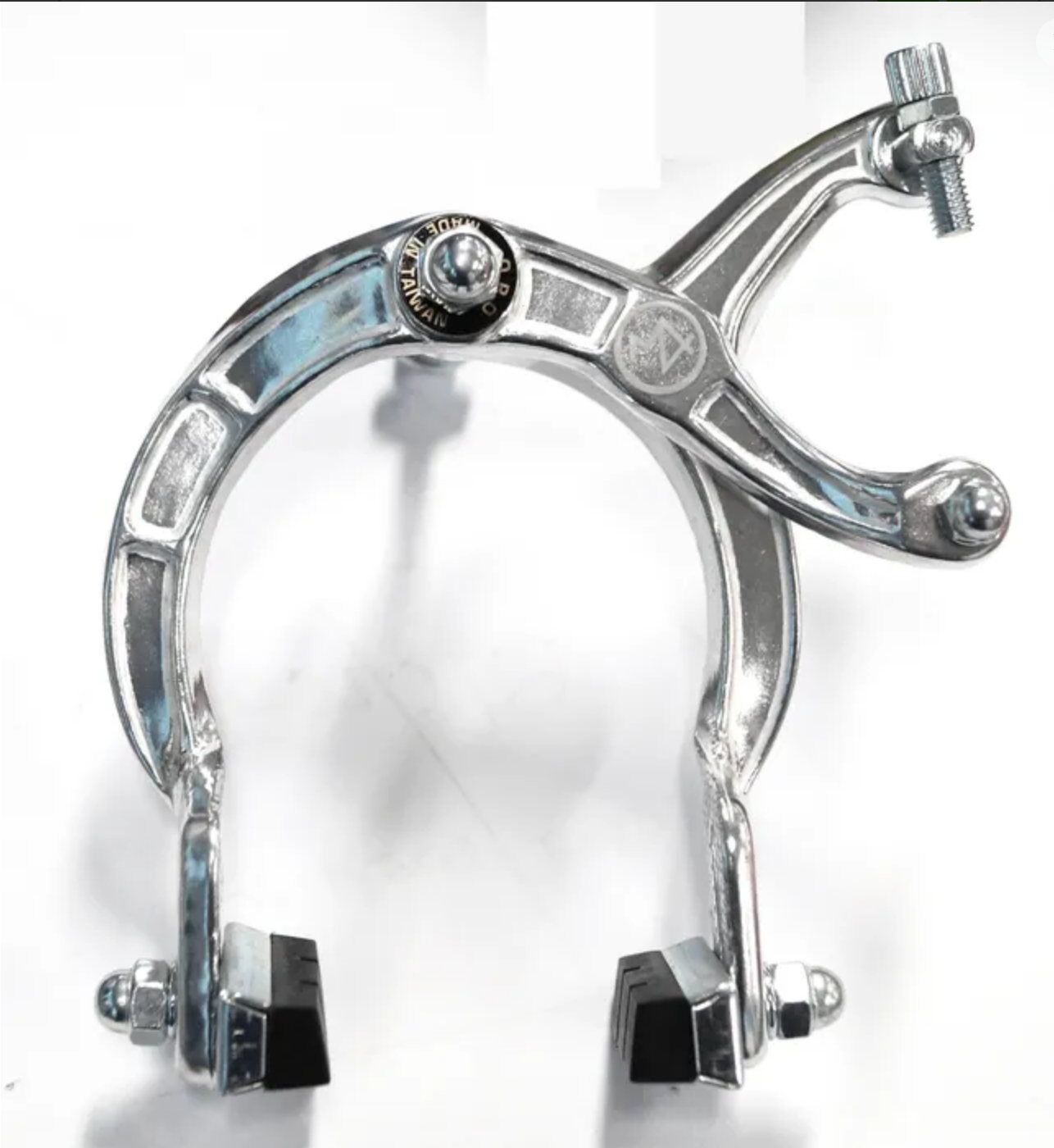 BRAKE - Alhonga BMX Caliper Brake, 73-92mm Reach, Nutted, SILVER (Front Only)