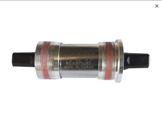 BOTTOM BRACKET CARTRIDGE - For 73mm Shell, ALLOY CUPS, 122.5mm Axle, Sealed Bearing, Waterproof Seal, Threaded