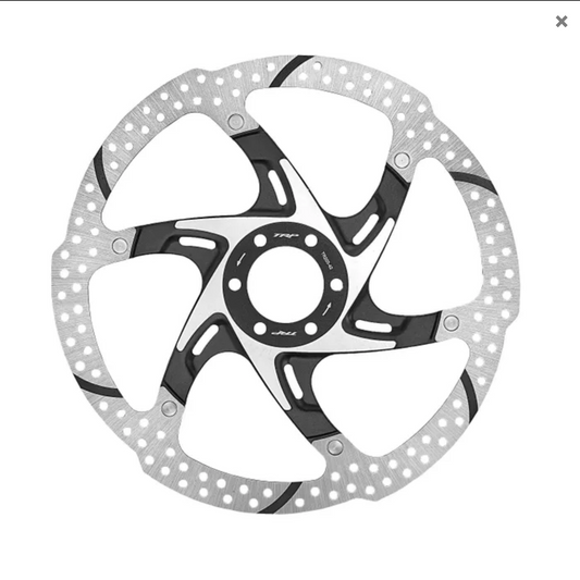 Rotor , 2pce, 160mm,stainless steel, 6 Bolt, black centre, TRP