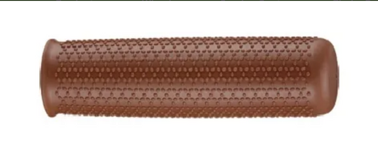 Grips, 115mm, closed end type, TPR, great retro brown