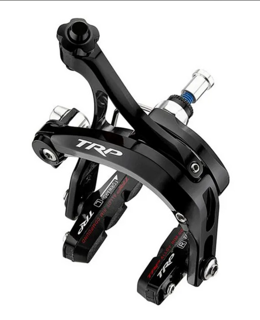 TRP Caliper Brake Set, R879, , Black, teflon bushing, w/ cartridge pads.