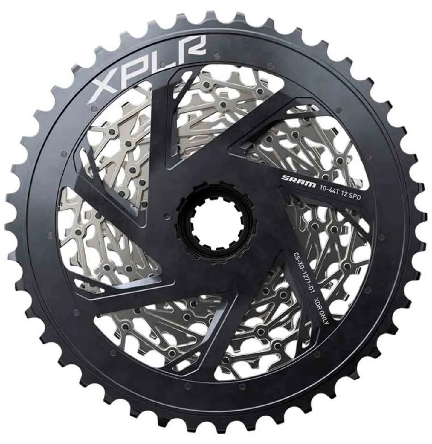 XG-1271 D1 10-44 12-Speed Cassette - Silver