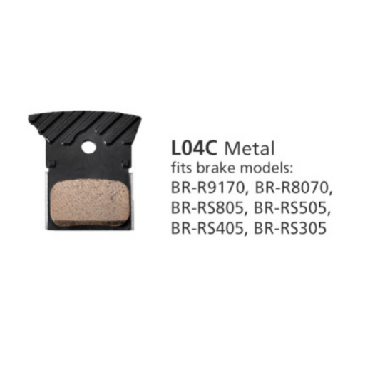 BR-R9170 METAL PADS & SPRING L04C w/FIN * REPLACES Y8N398040*