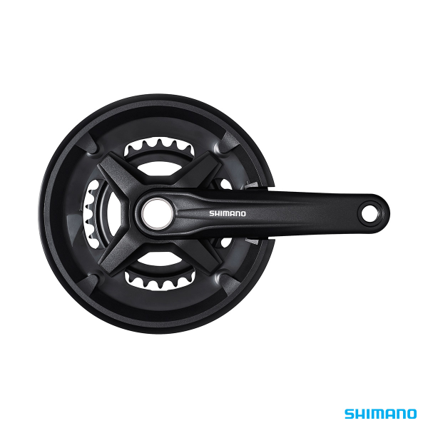 FC-MT210 FRONT CRANKSET ALTUS 170mm 46-30 BLACK w/CG