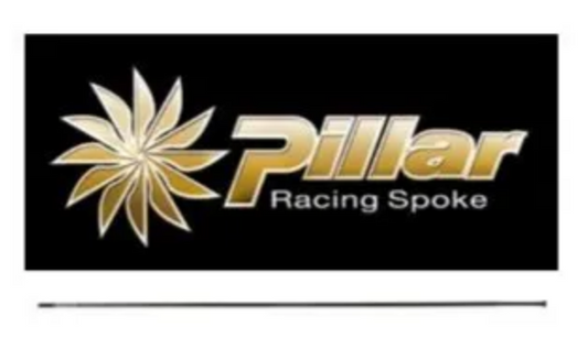 SPOKES - Pillar Aero Racing Spokes, 278mm, BLACK Each - 14G (2mm), 1.5 x 2.3mm Bladed Profile, Stainless Steel (Copy)