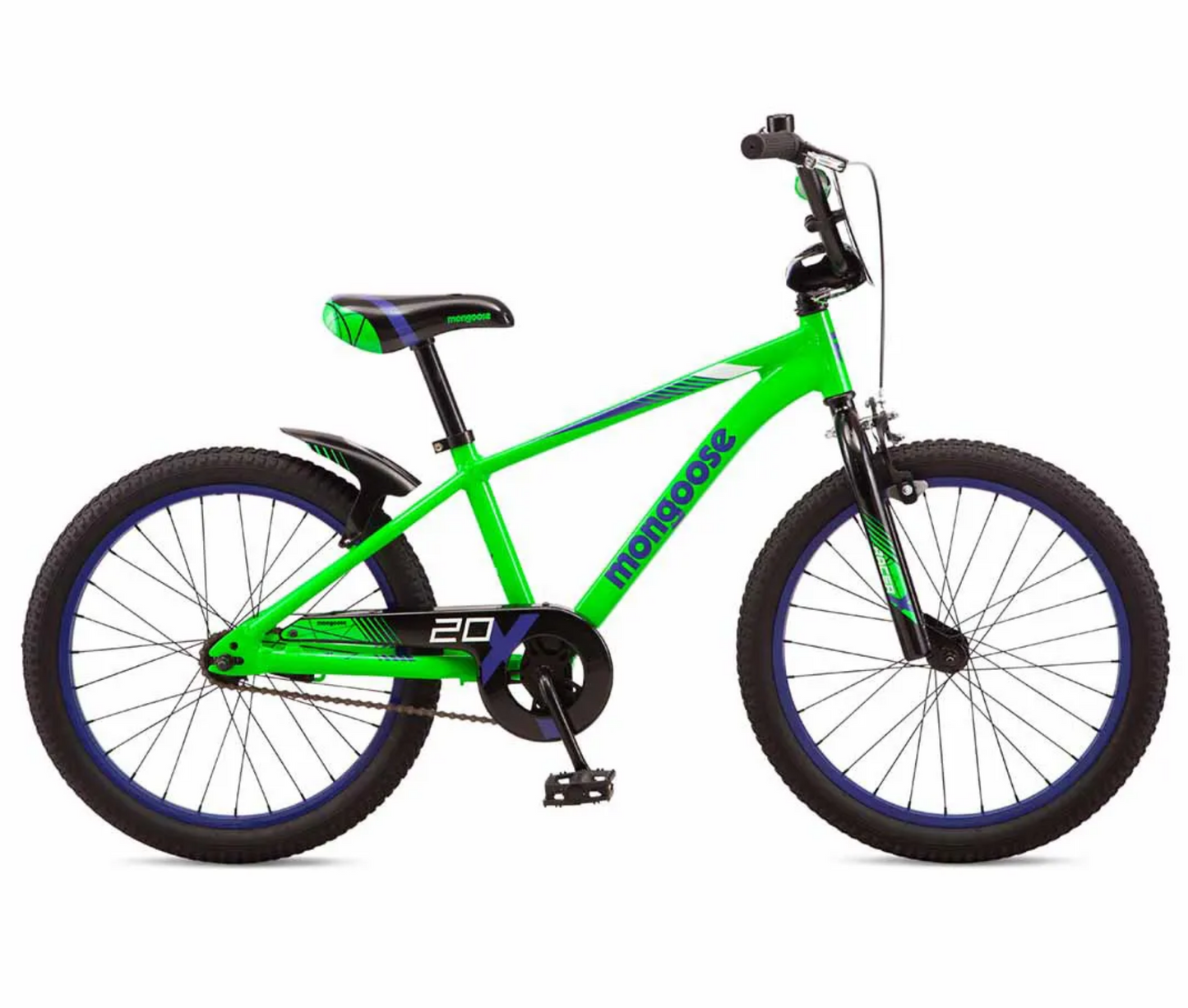 Mongoose Racer X 20" Kids Bike Green
