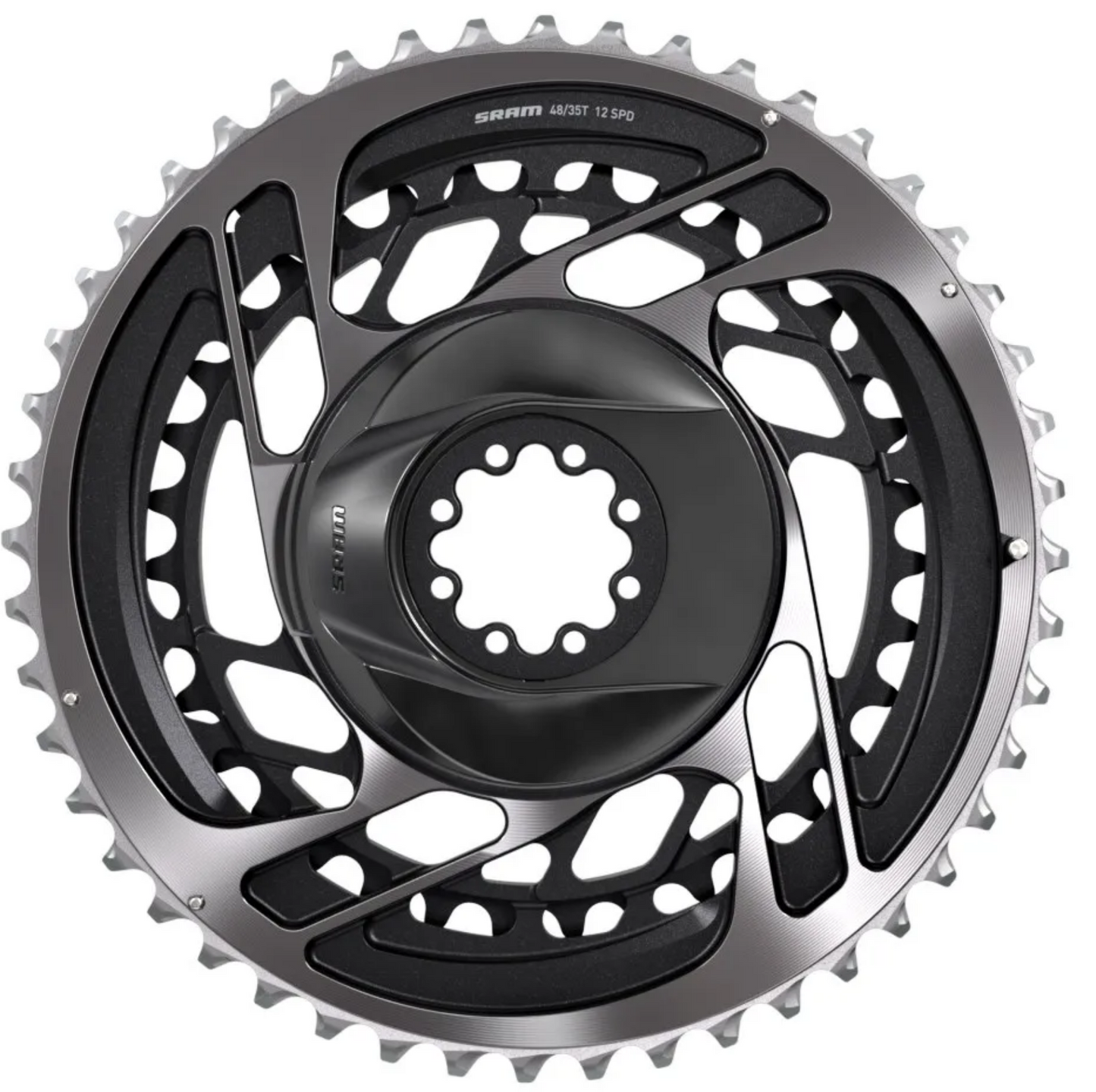 Chainring road 4633t dm kit non-powered red - polar grey