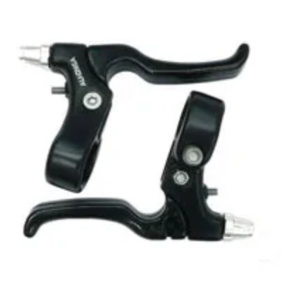 BRAKE LEVERS - PAIR, Caliper Brake, 2 Finger Type, Alloy, BLACK
