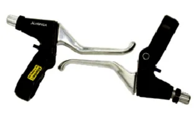 BRAKE LEVER - V-Brake Lever, 3 Finger Type, Alloy, Suitable For Grip Shifter (Sold In Pairs)