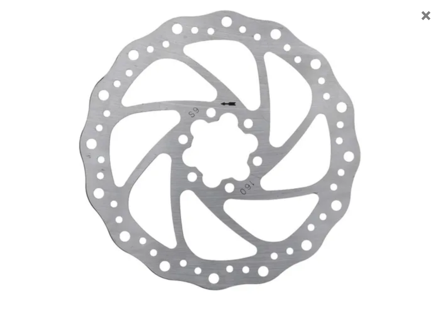 BRAKCO DISC ROTOR 140mm, Includes bolts, Wave design