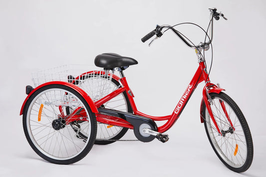 TRIKE 24" 3 Speed (Coaster) NEXUS, 2500 Series (Designed in Australia) Bright RED